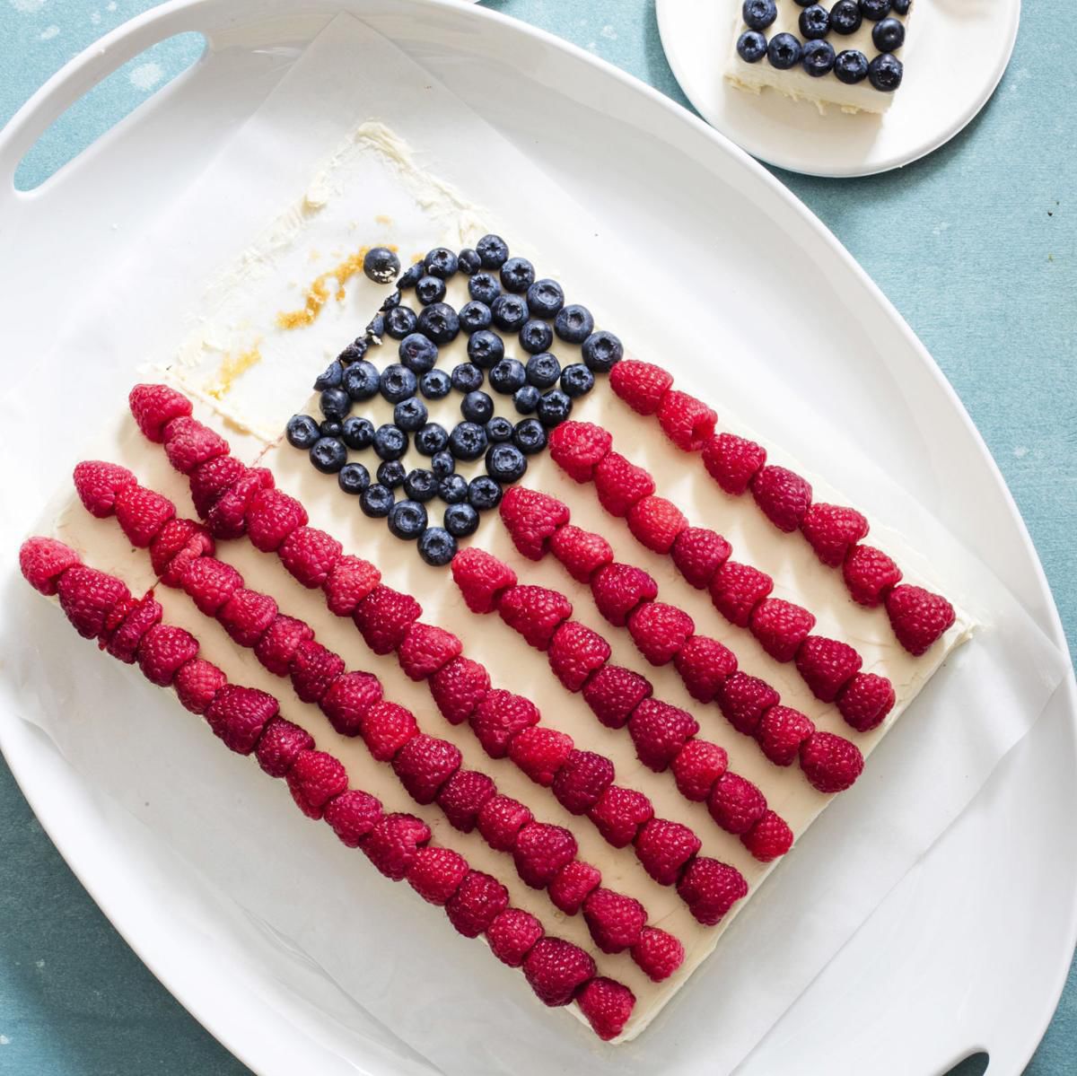 Flag Sheet Cake